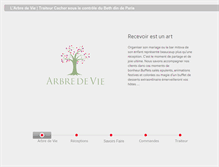 Tablet Screenshot of larbredevie.fr
